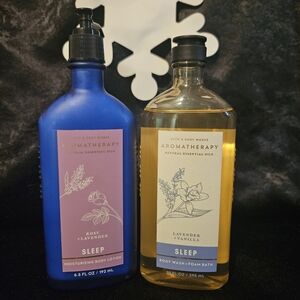 NWT Bath & Body Works Lavender Sleep Aromatherapy Set - Purple and Pink